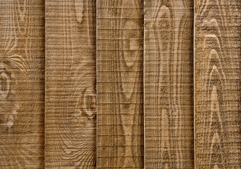 a wood fence