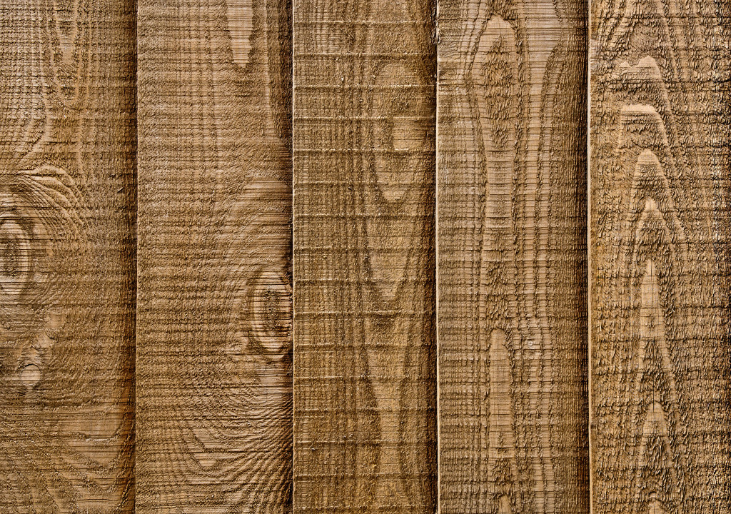 a wood fence